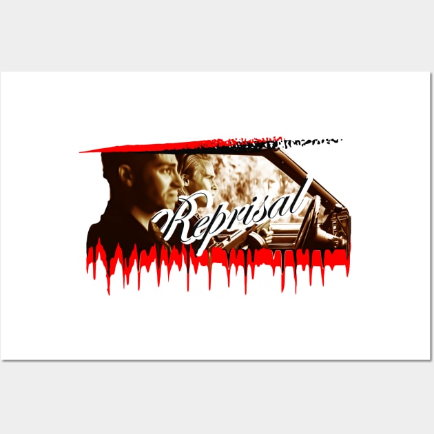 Reprisal tv series Mena Massoud  as Ethan Hart and Rhys Wakefield as Matty fan works graphic design by ironpalette Wall Art by ironpalette